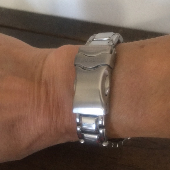 Watch Fossil Blue Vintage Like new. - Picture 6 of 8